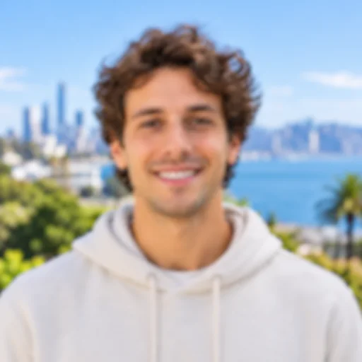 A blurred portrait with facial details that are hard to see